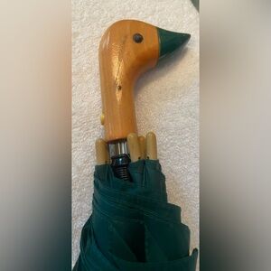 Green Duck Handle Umbrella